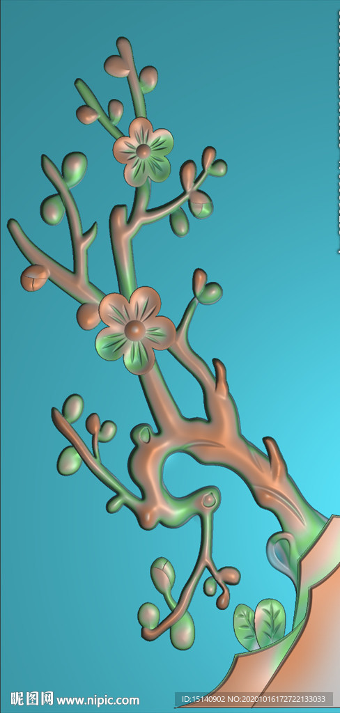 精雕图 梅兰竹菊