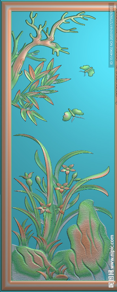 精雕图 梅兰竹菊