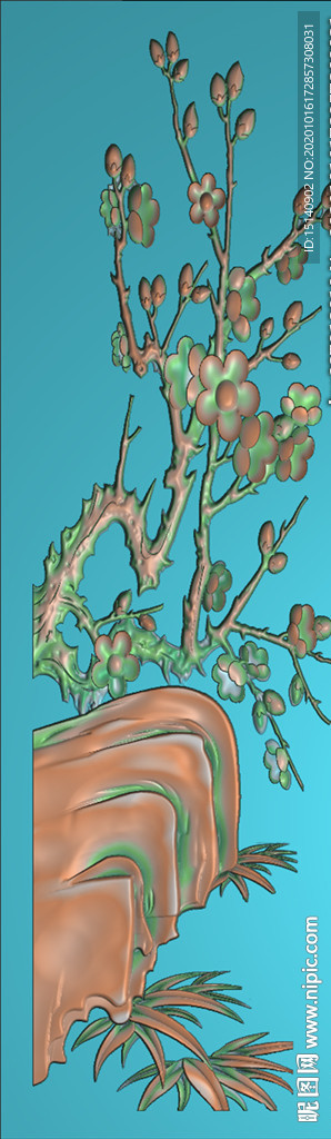 精雕图 梅兰竹菊