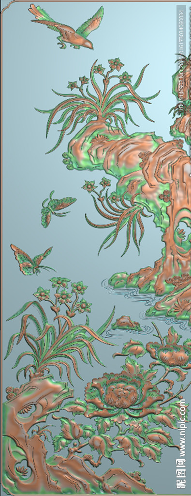 精雕图 梅兰竹菊