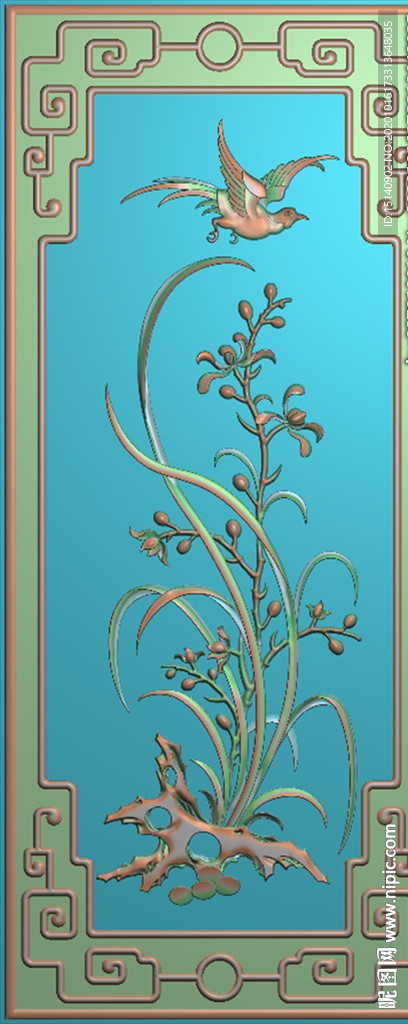 精雕图 梅兰竹菊