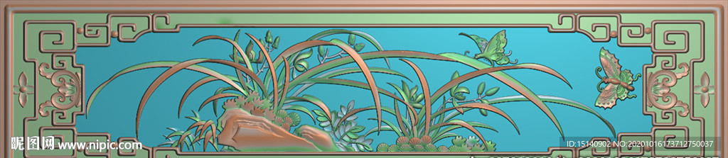 精雕图 梅兰竹菊