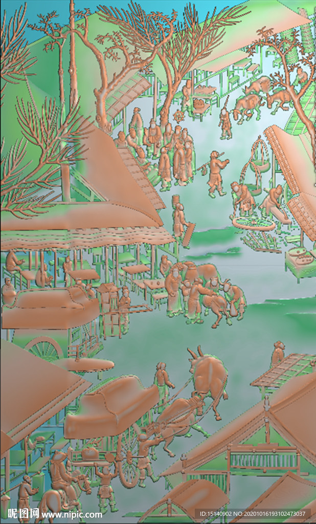 精雕图 清明