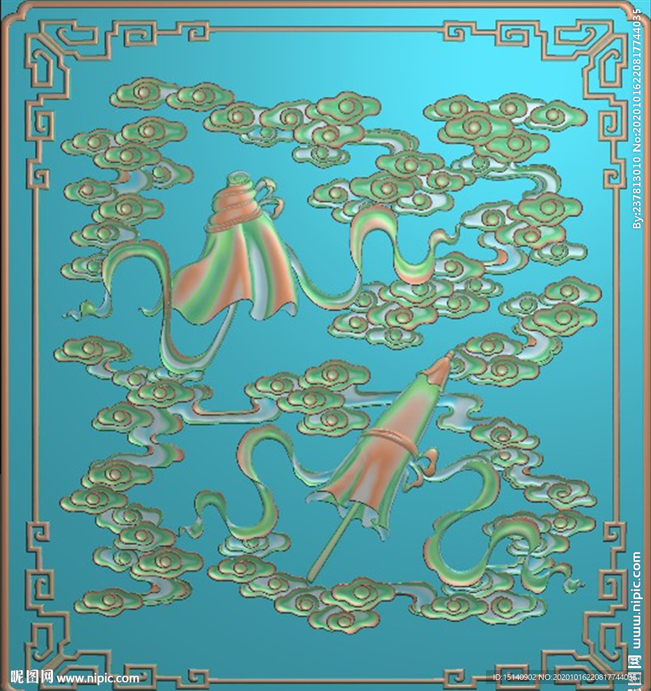 精雕图 祥云