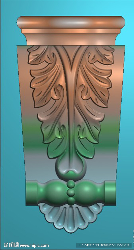 精雕图 柱头