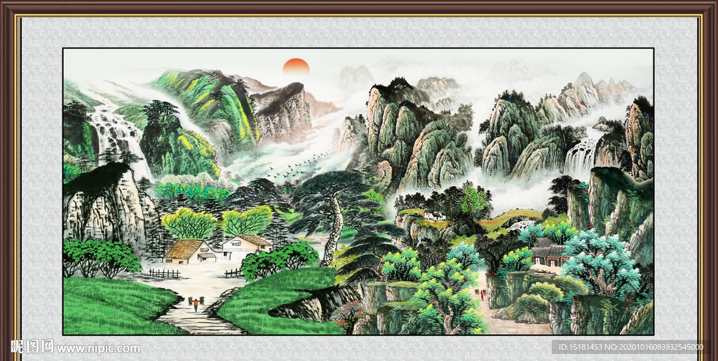 山水风景画