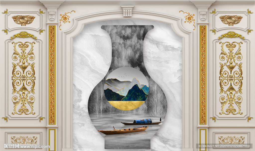 集成护墙板背景墙