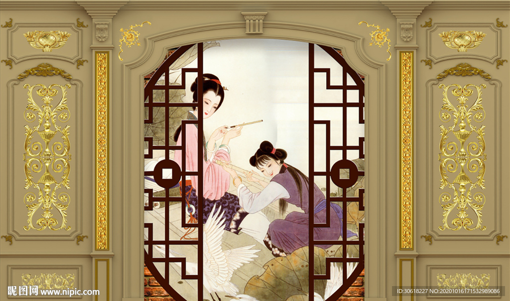 集成护墙板背景墙