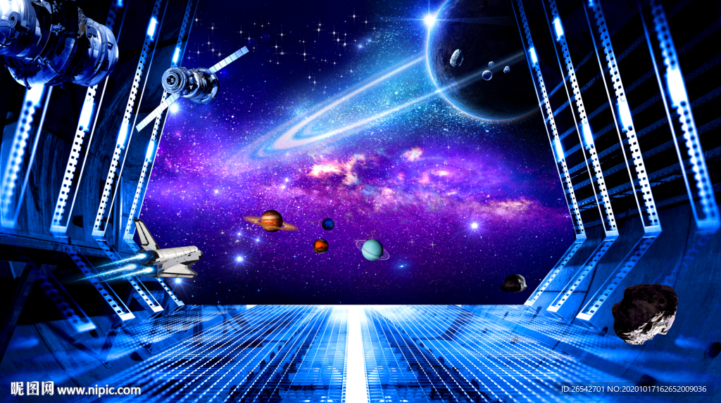 星空立体画