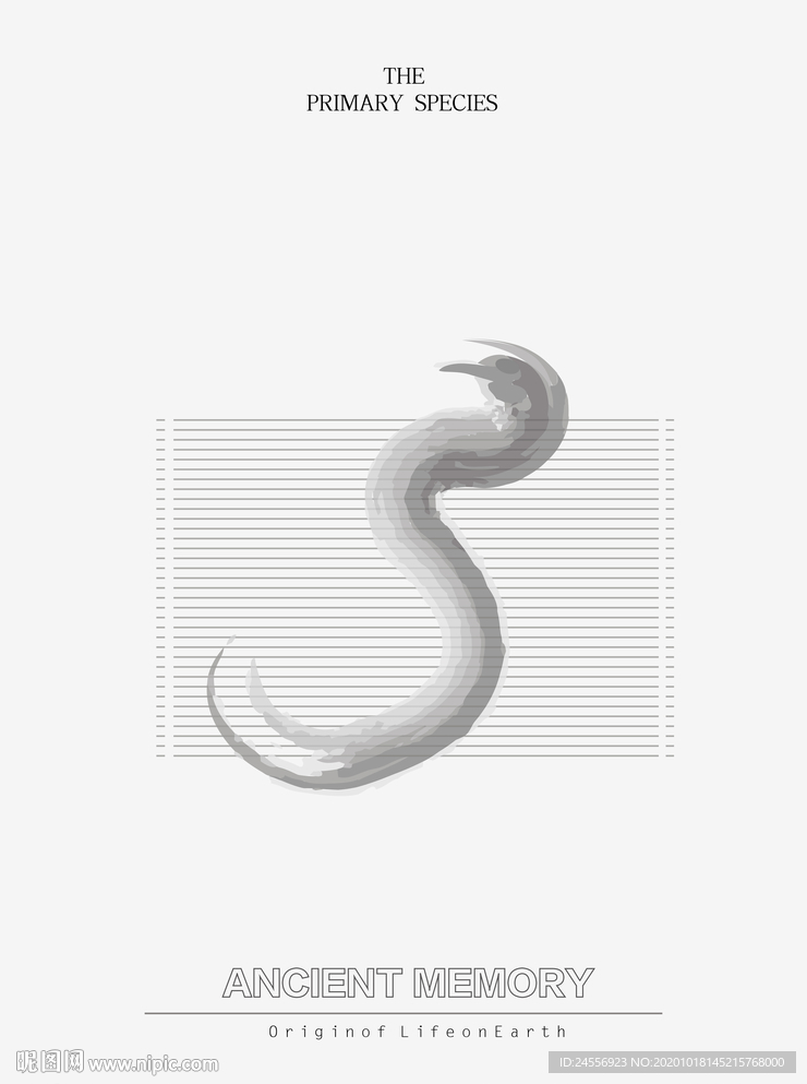 北欧风格抽象色块装饰画