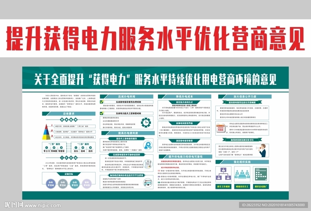 获得电力服务水平优化营商意见