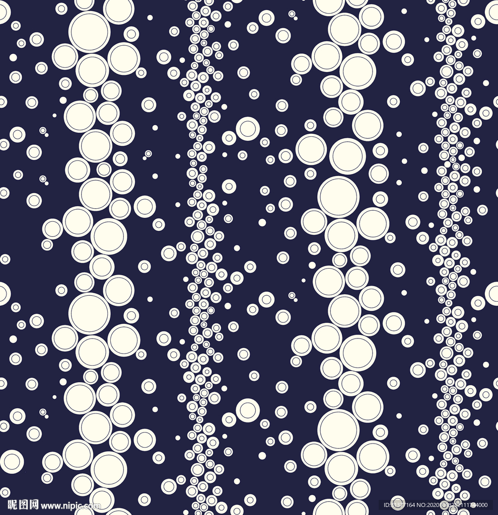 抽象竖条圆圈定位花