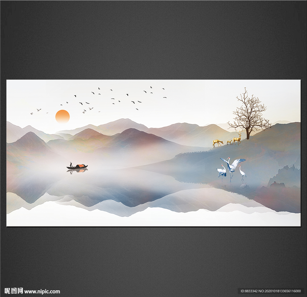 新中式水墨装饰画