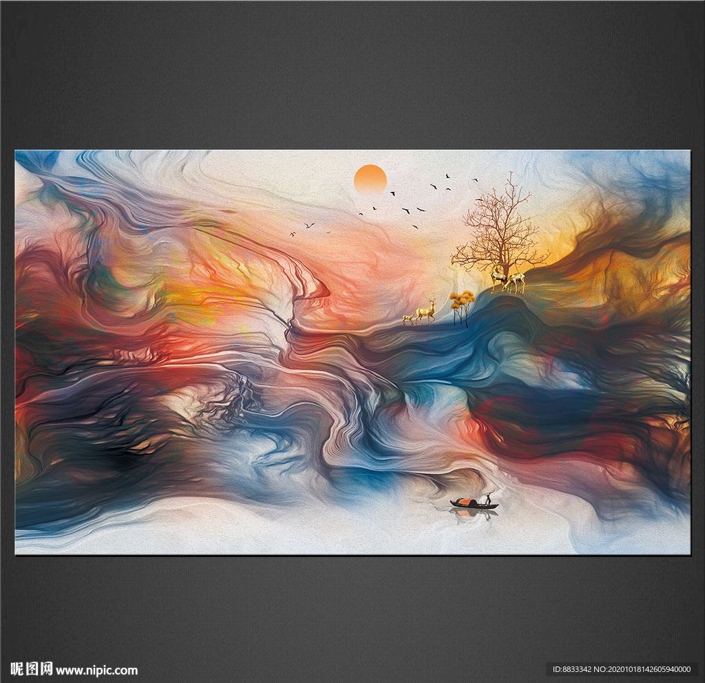 新中式水墨装饰画