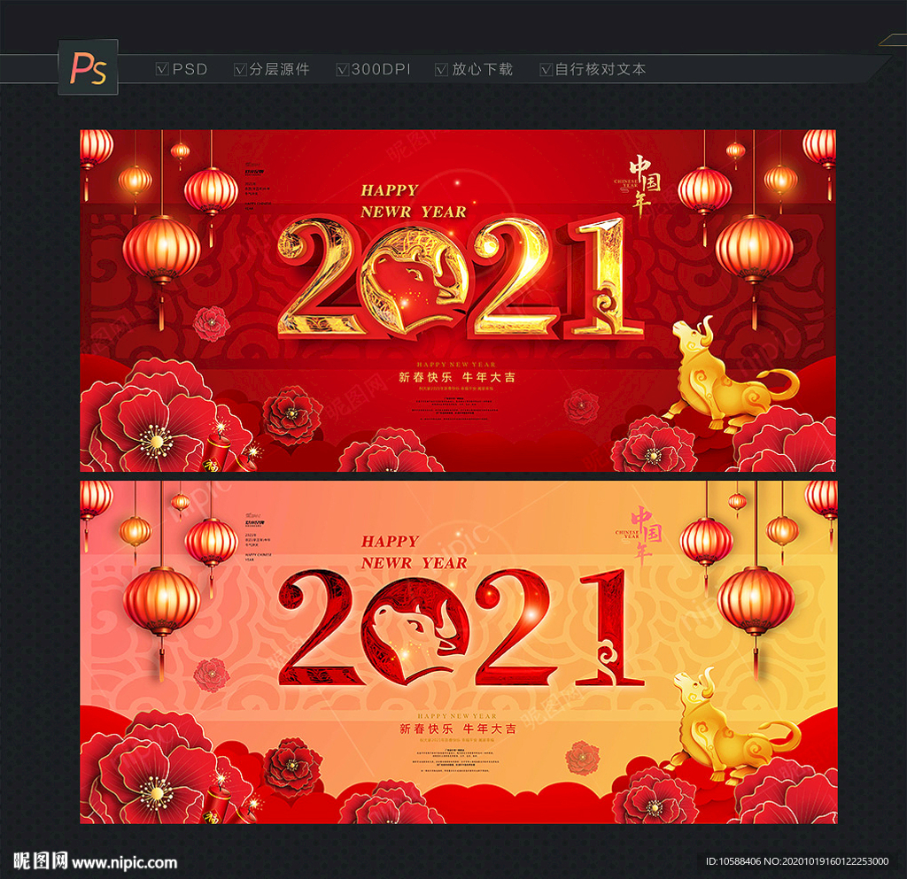 2021牛年 2021年