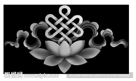 花灰度图