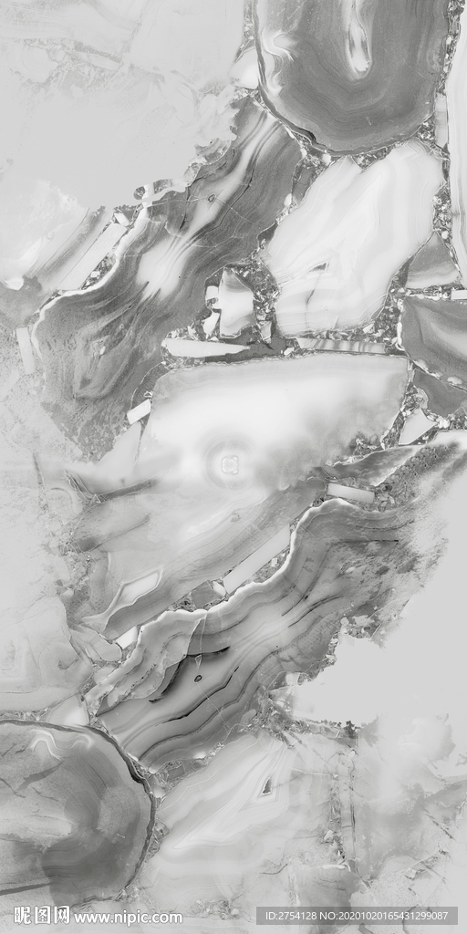 黑白灰大理石纹 线条纹理 岩板