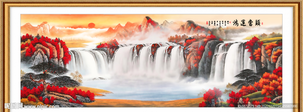 山水画 水墨山水画 意境山水画
