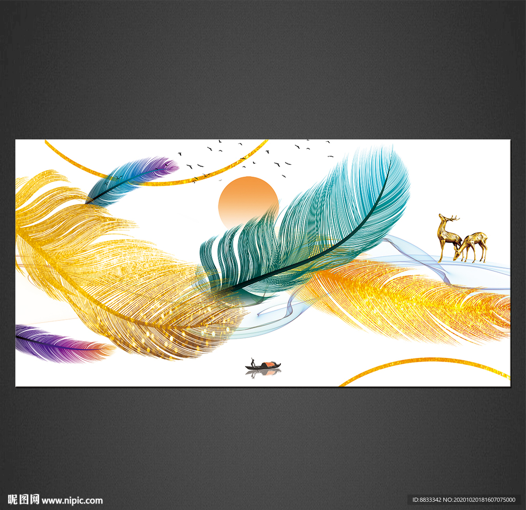 新中式水墨装饰画