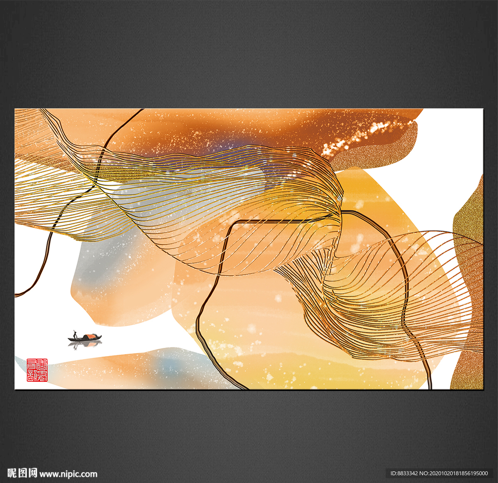 新中式水墨装饰画