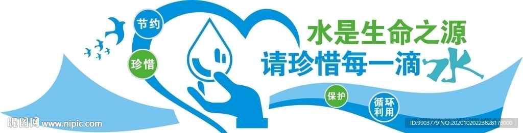 节约用水宣传展板