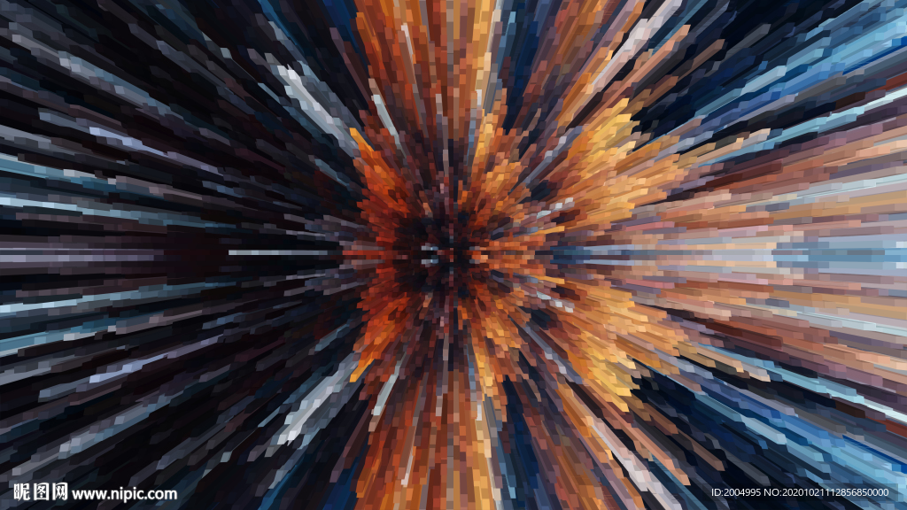 抽像放射柱体背景