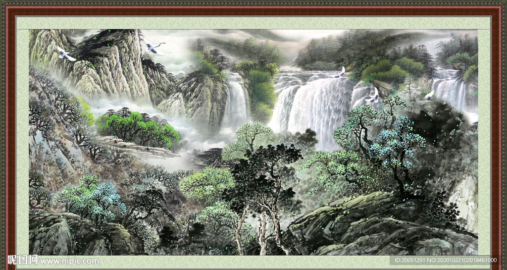 山水风景画