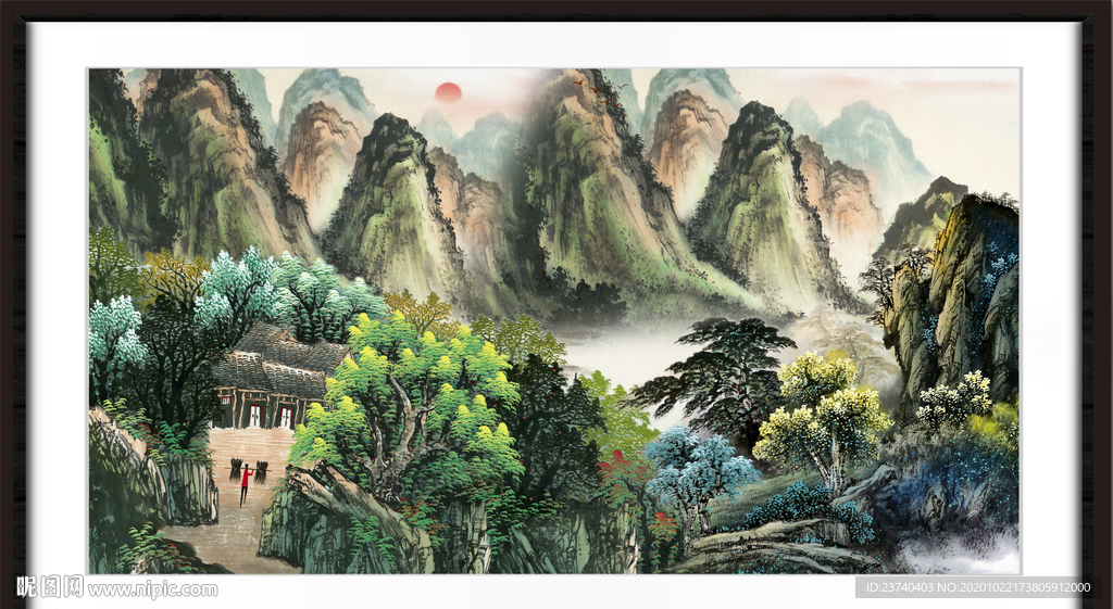 国画聚宝盆
