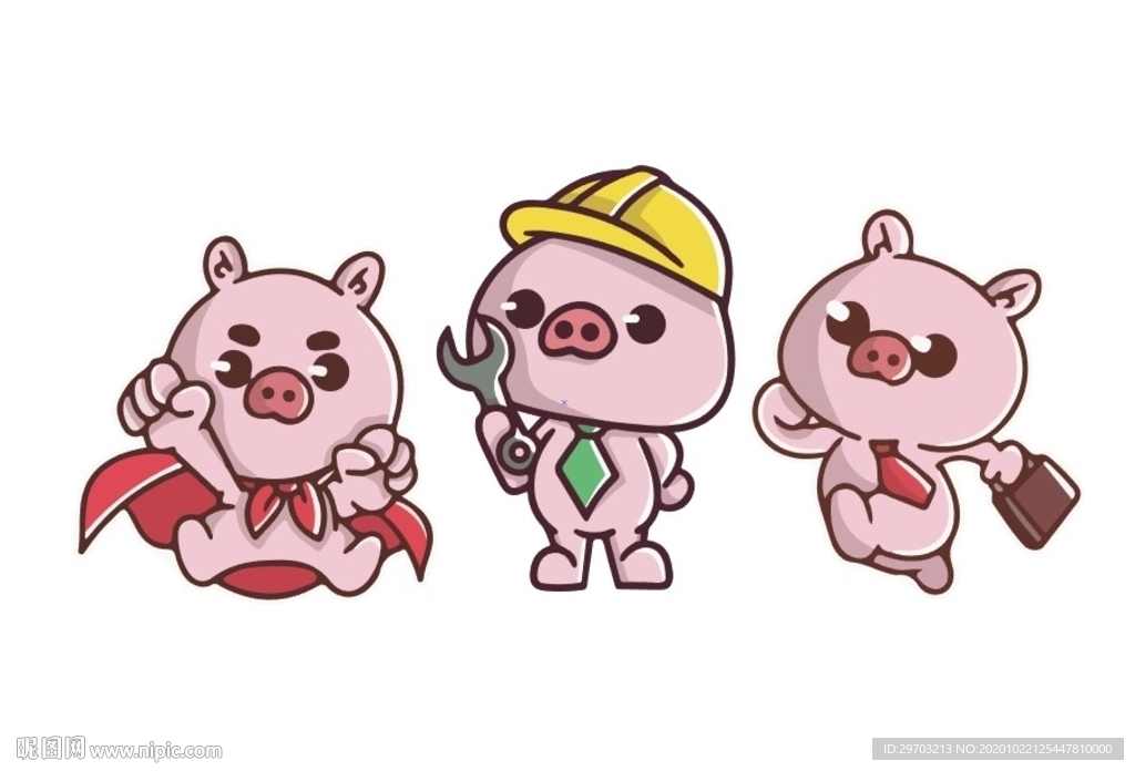 卡通小猪