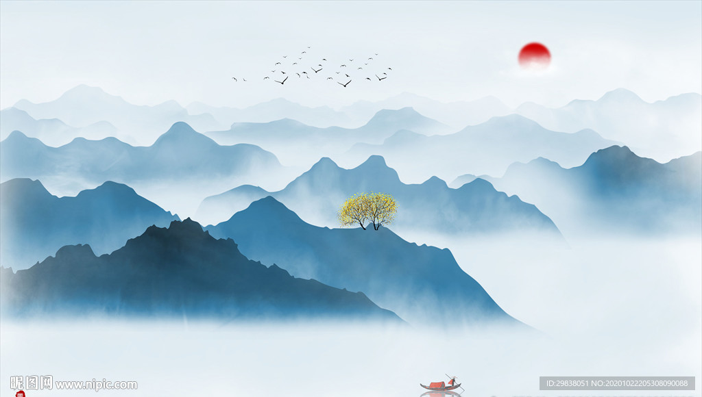 水墨山水