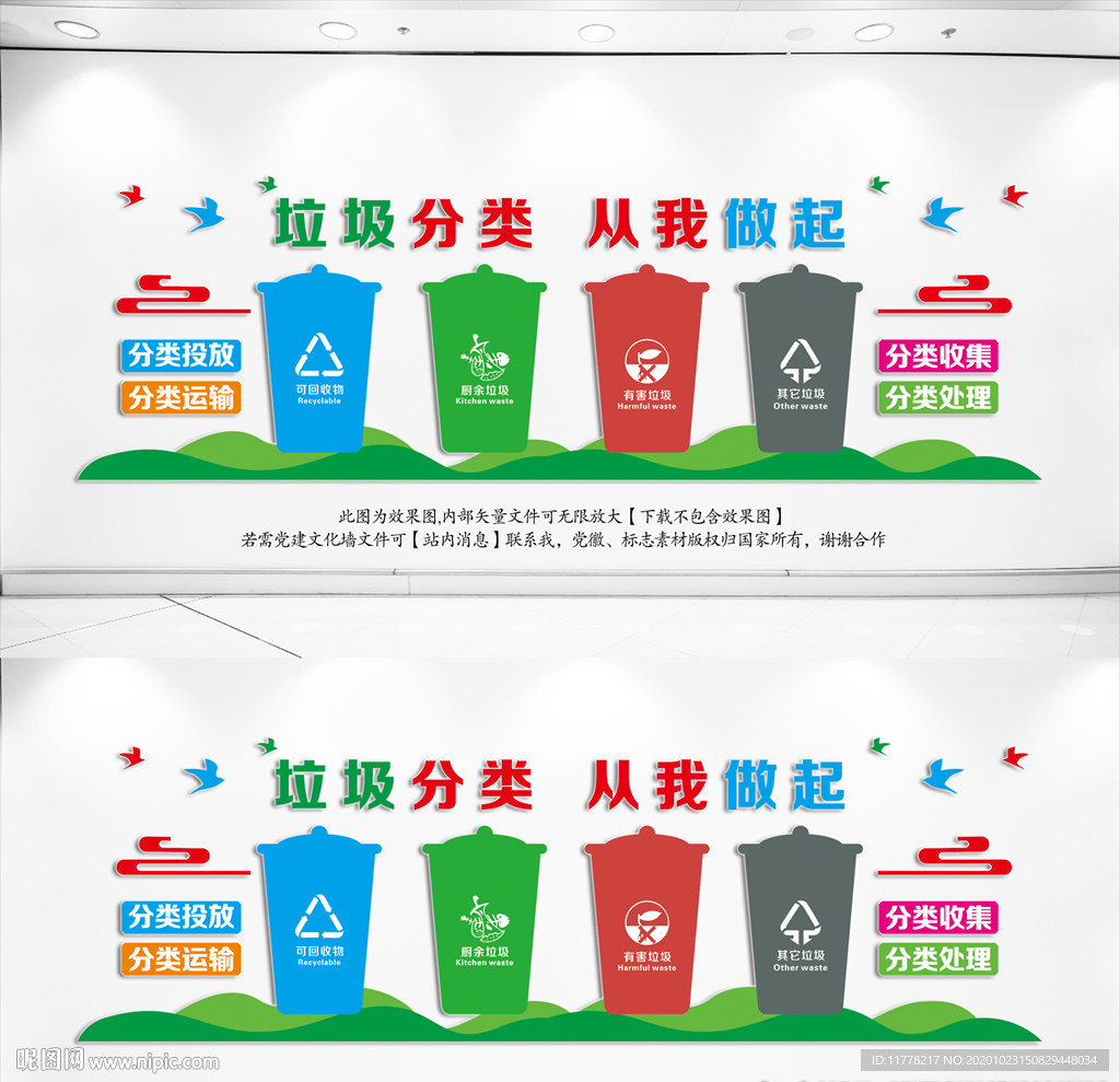 垃圾分类文化墙