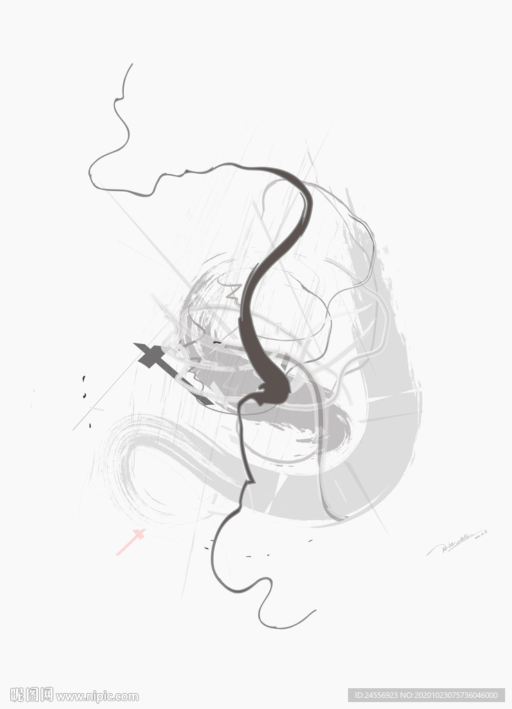 抽象画