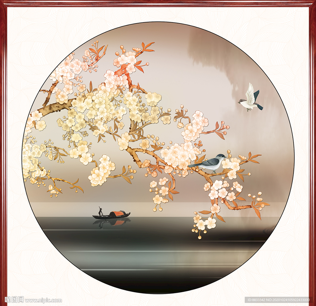 新中式花鸟装饰画