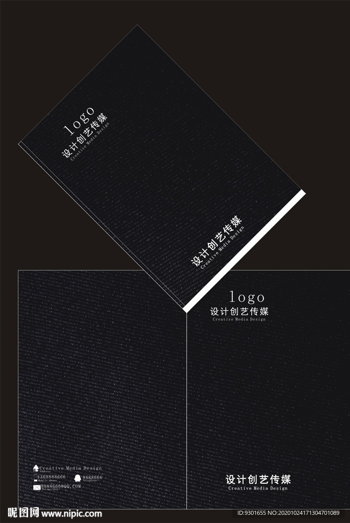 理发黑色剪发时尚封面