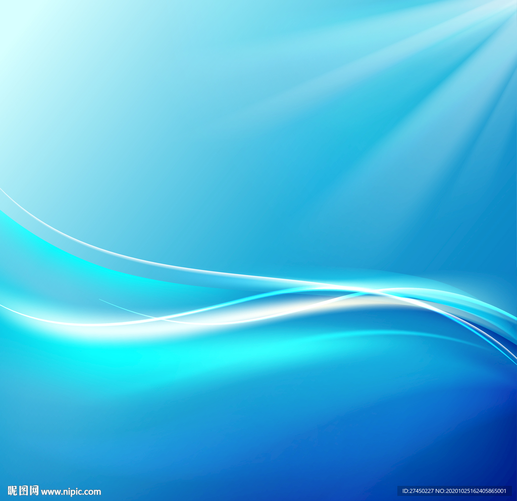 蓝色曲线背景