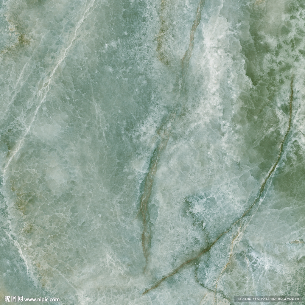 绿色大理石纹石材 TIF合层