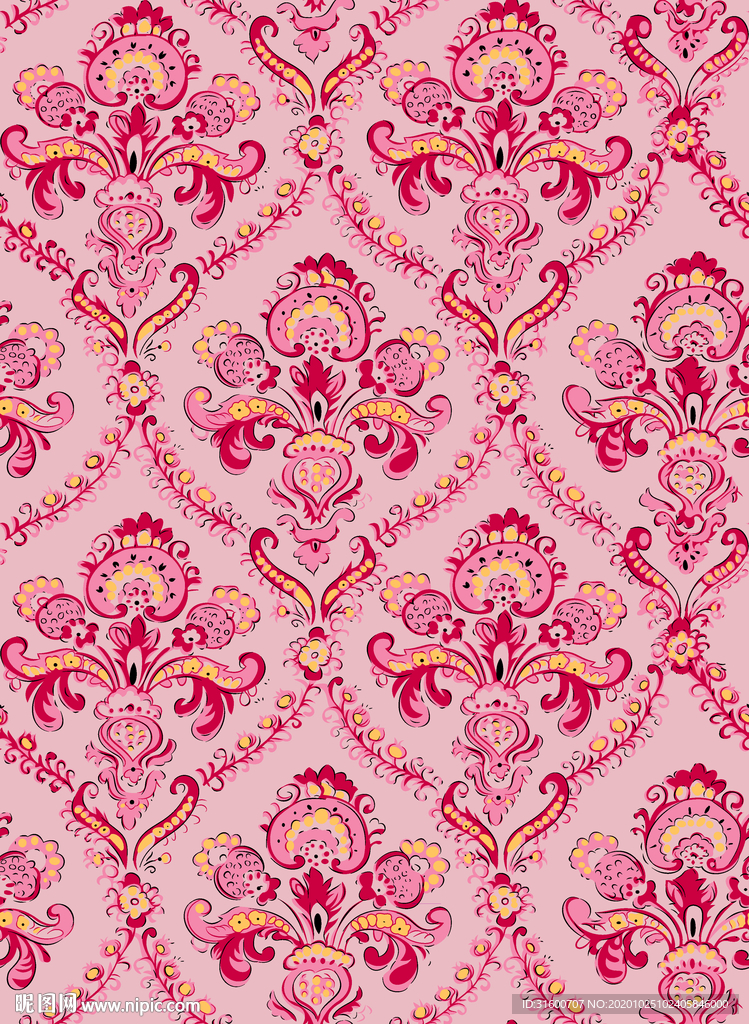 个性设计定位印花图案