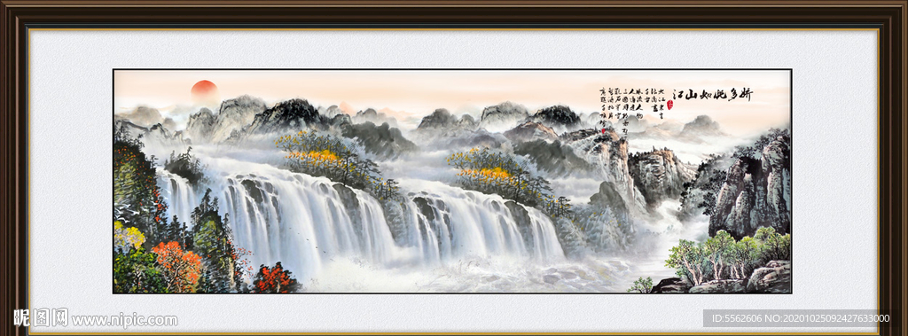 山水画 水墨山水画 意境山水画