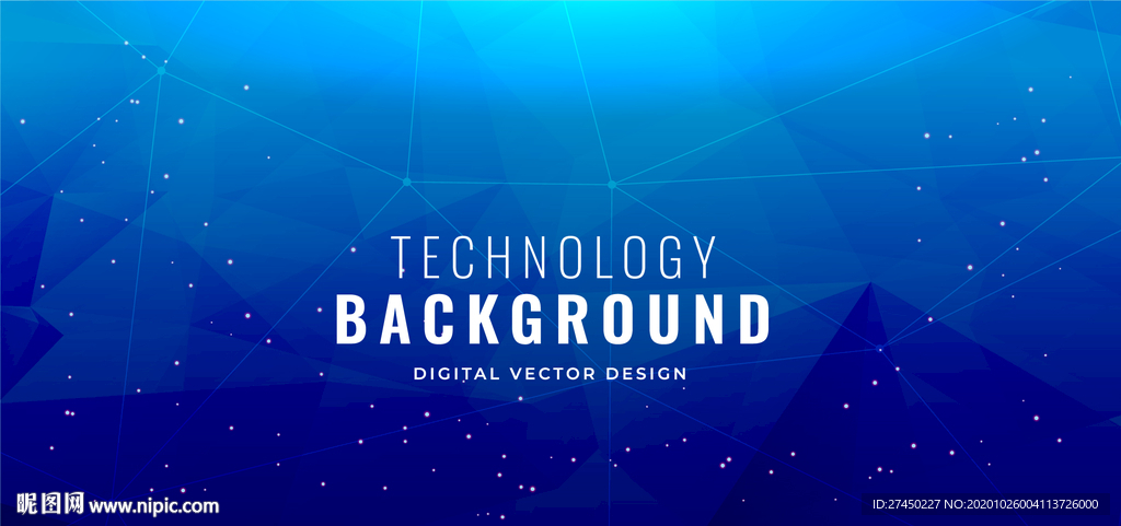 蓝色科技背景