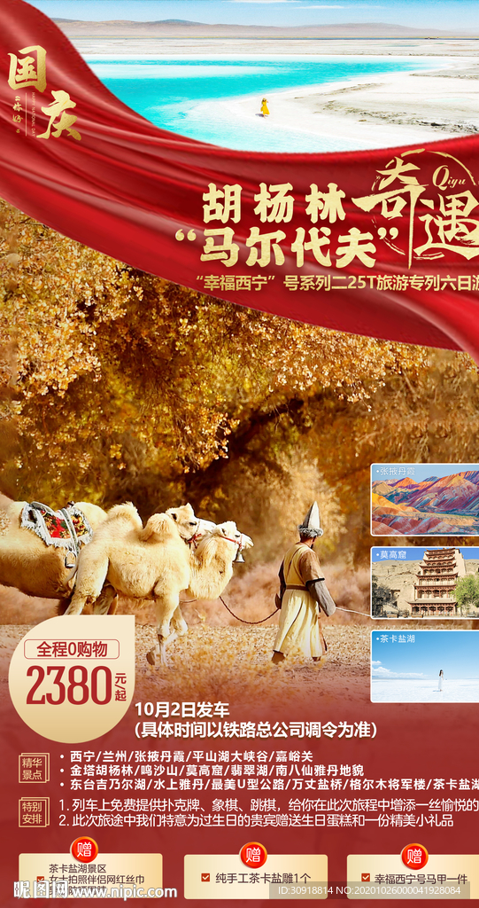 西北奇遇胡杨林