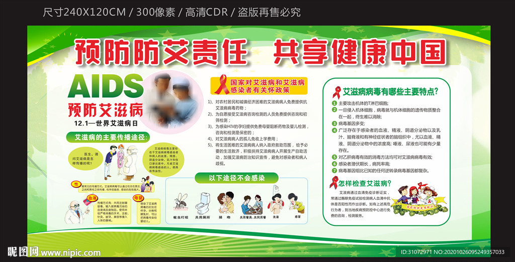预防艾滋责任 共享健康中国