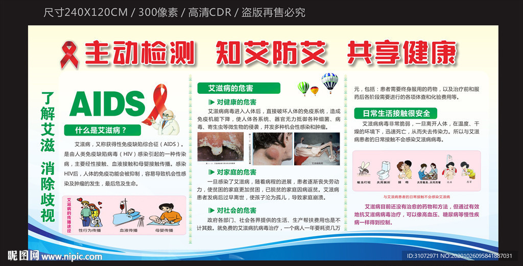 主动检测 知艾防艾 共享健康