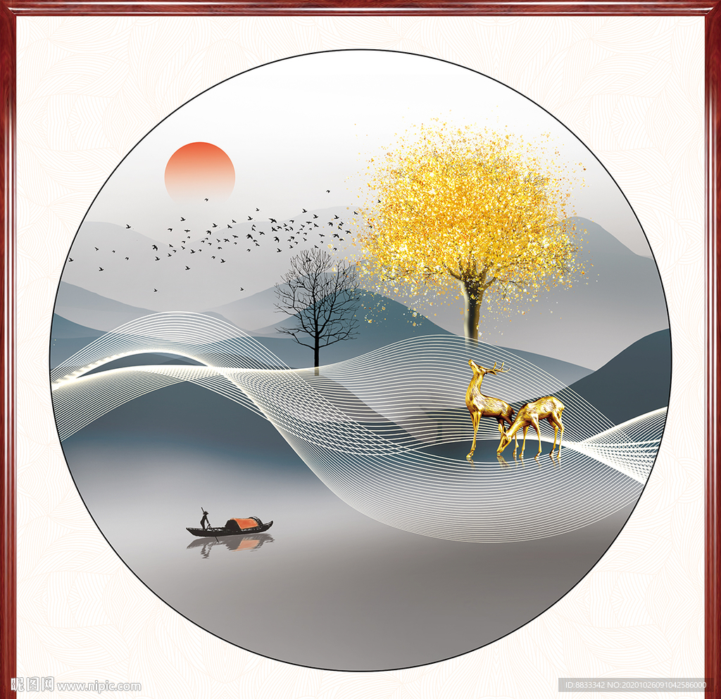 新中式水墨装饰画