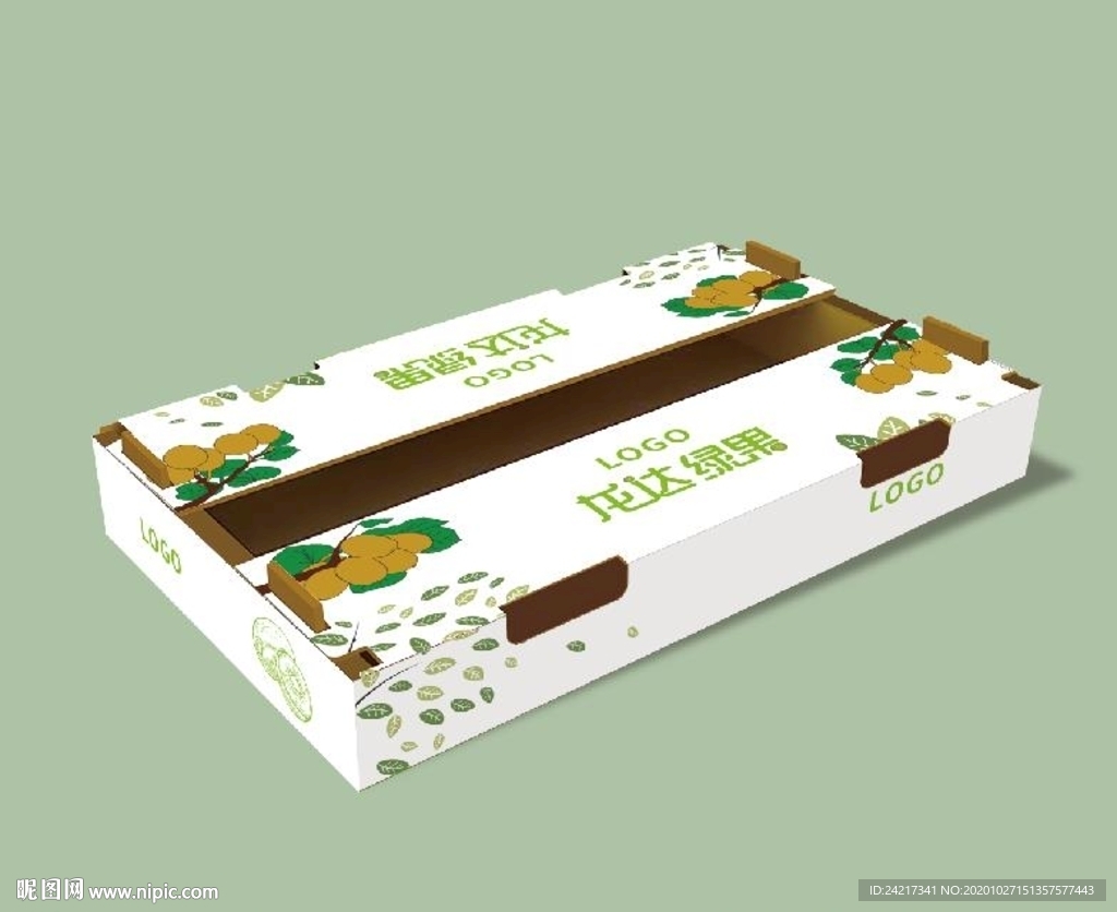 猕猴桃包装手绘