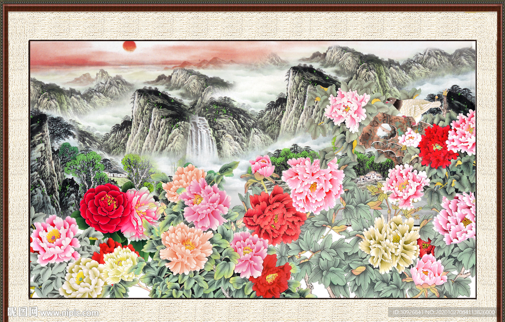 牡丹花开富贵