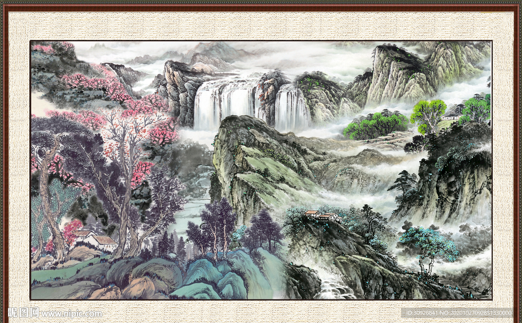 巨幅山水