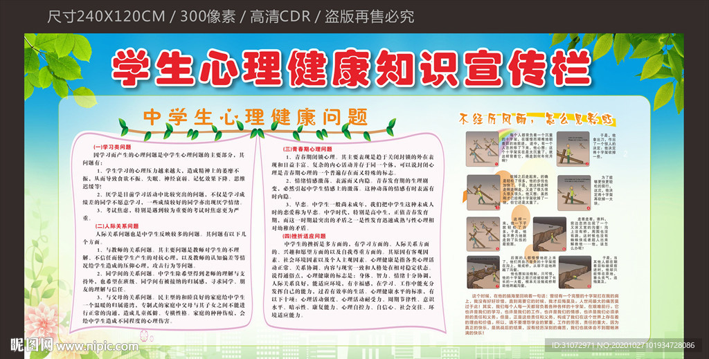 学生心理健康知识宣传栏