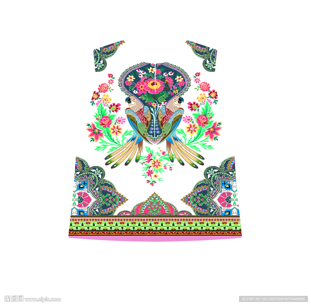 矢量孔雀
