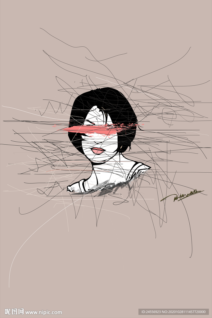 抽象画