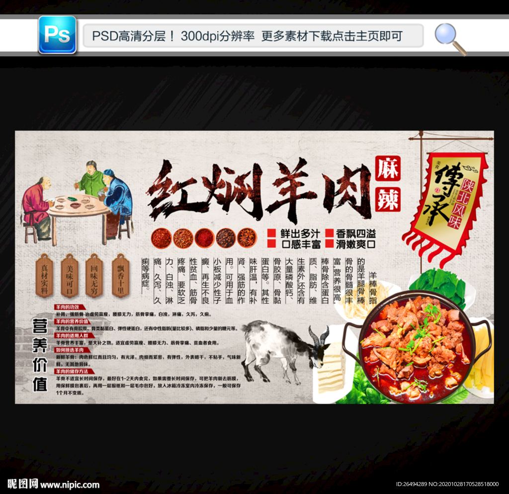 红焖羊肉